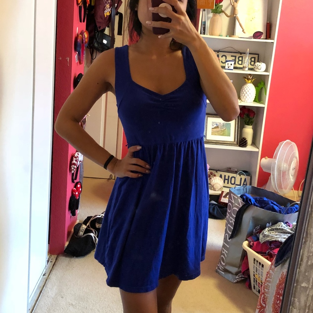 Royal blue dress